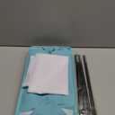 TOTANKI 29" Large Slim Rolling Laundry Basket on Wheels with Removable Bag, Foldable Laundry Hamper with Handle, Collapsible Laundry Sorter and Organizer, Tall Storage Basket Bin (Light Blue)