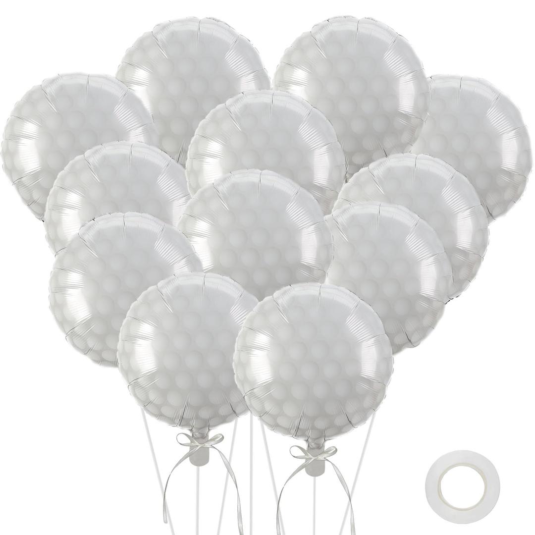2 x 12 PCS 18 Inch Golf Balloons Golf Party Decorations Birthday Themed Party