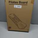 Pilates Board,Pilates Reformer Sets, Multifunctional Abdominal Pilates Board for Home Workout Equipment, Portable Foldable Ab Board Trainer Pilates Exercise Machine,Pilates Board for Women (Deep Black)