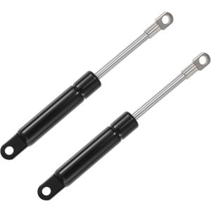 X AUTOHAUX 2 Pcs 6 Inch 55Ib/245N Black Lift Supports Struts Shocks Gas Spring Universal for RV Car Truck Boat Window Cabinet Door Cover Lids