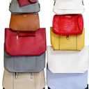 Perfect Curve Handbag and Purse Organizer | Hold up to 18 Bags | Over The Door Organizer for Purses and Handbags | Adjustable Clips | 2 Straps | Black