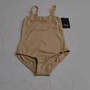 Bloch girls Pranay Adjustable Strap Camisole Leotard (Size 8-10, Sand)