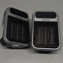 Minetom 800W Plug In Heater, Small Wall Outlet Heater for Indoor Use, Remote, 12H Timer, ECO Mode, Overheat Protection, Fast and Safe Heat for Bathroom Office Bedroom Home