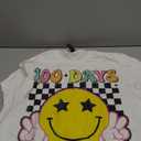 100th Day Of School Groovy Smile Face 100 Days Boy Girl T-Shirt. L Size