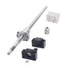 23.62 inch / 600mm Ball Screw RM1204 SFU1204 (End Processing) with Metal Ball Screw Nut and BK10/BF10 End Supports for DIY CNC Machine and 3D Printer