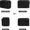 Mini Gym Bag for Women Small Gym Tote Bag Waterproof Sports Duffel Bags Dance Yoga Workout Bag 2025 (Black)