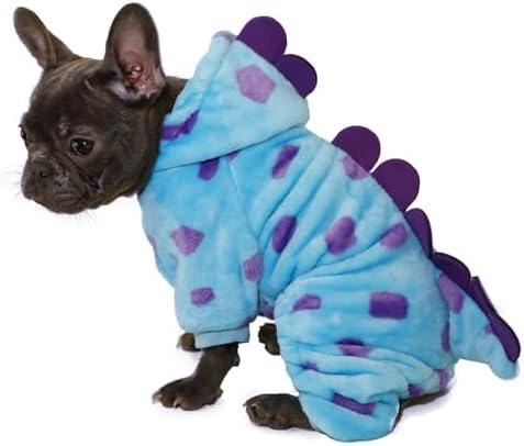 Dinosaur Costume for  Dogs and Cats, Dog Hoodies Cold Weather Coat,Dog Pajamas for Christmas Halloween, XL