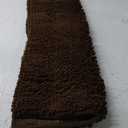 Yimobra Bathroom Rug Mat 32 x 20, Non Slip and Super Absorbent Bath Mat,Machine Washable Quick Dry,Ultra Plush Chenille Shower Rugs for Bathroom Floor Sink Tub and Shower Outside,Brown