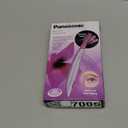 Panasonic Womens Facial Hair Remover and Eyebrow Trimmer with Pivoting Head, Includes 2 Gentle Blades for Brow and Face and 2 Eyebrow Trim Attachments, Battery-Operated  ES2113PC (5 Piece Set, Pink)