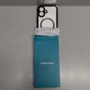 Diaclara Magnetic Designed for iPhone 16 Case, Compatible with MagSafe Built-in Touch Sensitive Anti-Scratch Screen Protector, Upgraded [Full Camera Protection] for iPhone 16 6.1" (Black)