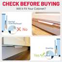The Handless Handle Hands-Free Garbage Drawer Foot Pull Handle, Touchless Opener for Drawers, Bins, & Cabinets (Gray, 1 Pack)