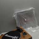 Record Player Turntable for Vinyl Records Built-in 4 Stereo Speakers All in 1 Vinyl Player Belt Drive Turn Table MM Cartridge ATN-3600L Stylus 33 45 Speed BT Wireless High Fidelity Classic Brown