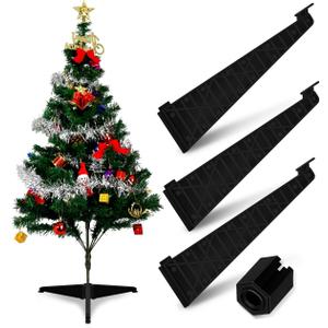 Stylish Christmas Tree Stand Plastic Base for Artificial Trees Compact Design for Festive Decor