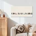 Neutral Canvas Wall Art for Living Room Beige Abstract Artwork 20x40 In, 20L" x 40W"