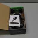 Motorcycle Fork Stem Phone Mount, 1s Auto Lock & Release, Anti-Theft Motorcycle Phone Holder with Aluminum Alloy 1" Ball Short Arm, for 12-25.4mm Diameter Fork Stems, for 5.4"-7" Cellphones