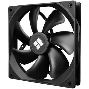 Thermalright TL-C14C CPU Fan 140mm Case Cooler, 4Pin PWM Silent Computer Fan with S-FDB Bearing Included, up to 1500RPM Cooling PC Cooling (Black)