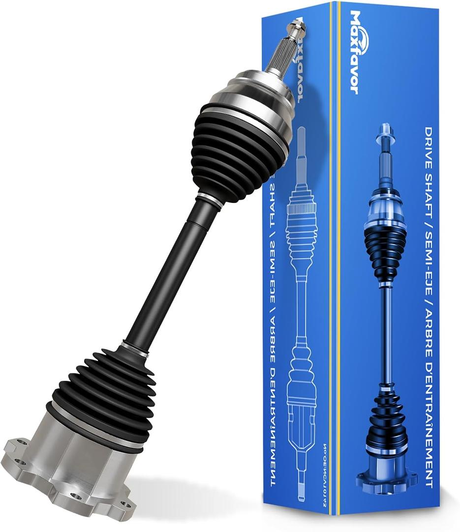 Maxfavor CV Axle Front Fit for Chevy Silverado Suburban 1500 Tahoe Avalanche Cheyenne & GMC Yukon XL Sierra 1500& Cadillac Escalade ESV EXT 2007 2008 2009 2010 2011-2020, Left or Right CV Joint Shaft