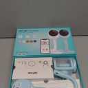 NETVUE Peekababy Baby Camera with Wireless Audio, Adjustable Crib Mount Monitor, Works via 2.4GHz Wi-Fi for Wide Coverage & Stable Connection, Smart App, Two-Way Talk (Blue)