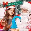 Crooked Sea Glass Christmas Tree with LED Lights - Handcrafted Whimsical Mini Blue Christmas Tree, Ideal for Christmas, New Year, Coastal Holiday Decor & Gifts, Versatile Home Decor (10in)