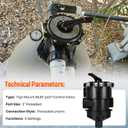SP071620T Multi-Port Sand Filter Valve, 2" Plumbing Control Valve Compatible with Hayward Pro Series Sand Filter S310T2, S270T2, S310T2, S360T2 Vari-Flo Valve Top Mount, Clamp & O-Ring
