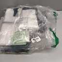 8 Pack Large Strong Moving Bags with Zippers & Carrying Handles - Water-Resistant - Heavy Duty Storage Tote for Space Saving, Fold Flat, Alternative to Moving Box (Semi-Transparent)