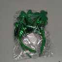 2 x Doneace St. Patrick's Day Headband Green Clover Hair Bands Shamrock Head Bopper Hair Accessory for Women Irish Costume Headbands Parade Party Favors