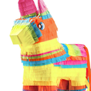 Cinco De Mayo Donkey Pinata for Kids Birthday Party, (13 x 20 x 5 in.) for Fun Fiesta Taco Party Supplies, Luau Event Photo Props, Mexican Theme Decoration, Carnivals Festivals, Taco Tuesday Event