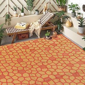 Boulder Bee Outdoor Rugs | Plastic Straw Rug | Waterproof Outdoor Camping Rugs | Quick Drying Picnic Rug | Sand Free Reversible Beach Mats | 9 x 12 Feet