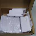 600Pcs Number Tags Plastic Check Tags 2 Part 1.5x2.5inch Coat Check Tickets 10mil Number Cards 1 to 300 with Hole Reusable Coat Room Tags Claim Ticket for Closet Organization Raffle Draws White
