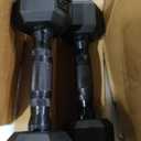 CAP Barbell Rubber Coated Dumbbell Weight Set with Vertical Rack | 100 lb, 150 lb, and 210 lb Options