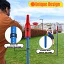 Juegoal Outdoor Flying Disc Game Set, Yard Games Set, Outside Fun Disc Toss Game for Beach Lawn Backyard Park Camping