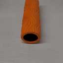 Foam Roller - Muscle Massage Roller for Back Pain & Stretching - Ergonomic Wide Wave Textured - Deep Muscle Massage Pilates Yoga, Athletics, Fitness Exercise for Whole Body (Orange)