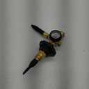 Helium Latex Balloon Filler Air Flow Inflator Regulator 0-3000 PSI with Gauge for CGA580 Tank Valve, Balloon Helium Tank Regulator Filler Valve for Balloons