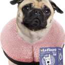 Loflaze Soft Inflatable Dog Cone Collar for Dogs Cats After Surgery - Neck Donut, E Collar Alternative for Recovery (Pink)