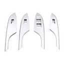 Window Control Switch Bezel Cover for Toyota Corolla 2007-2013 Passenger Lifter Door Panel, 4 PCS