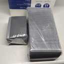 550 Pack Disposable Dental Bibs 13"x18", 3-Ply Waterproof Tattoo Bibs Sheet for Nail Salon, Dental Clinic, Feeding, Tattoo Shop (Black)