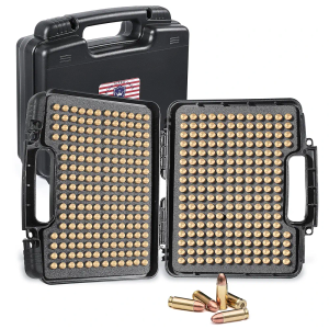 Kinghardcase 390Round 9mm Ammo Storage Case, Travel Safe/Mil Spec/Waterproof Ammo Box - for 9x19mm Parabellum/9mm Luger, 380ACP, 38 S&W, 356 TS&W,7.63mm Mannlicher,8mm Steyr,.357SIG