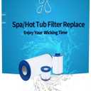 Pool Filter Replacement Compatible with PA120, Hayward C1200,CX1200RE, Filbur FC-1293, Ultra-B2, Waterway Clearwater II, Pro Clean 125, 817-0125N, C-8412, L x OD:23 1/4" x 8 15/16 (1 Pack)