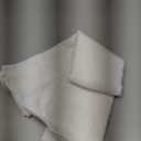 Chyhomenyc Bennet Faux Linen Slub Textured Semi Sheer Small Window Kitchen Valance Curtain, Rod Pocket Cafe Valance for Bathroom Laundry Basement, 30Wx14L inch, 2 Piece, Natural