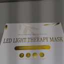 Red Light Therapy for Face, LED Face Mask Light Therapy Adjustable Brightness with 7 Color Led, Cordless & Rechargeable, Red Light Mask for Anti-Aging, Skin Brightening and Rejuvenation