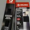 VELCRO Brand Industrial Strength Tape, Black, 2in x 4ft Roll
Adhesive Sticky Back Fastener For Indoor And Outdoor Use, Smooth Surface Attachment, Mounting and Hanging, 2 Pack