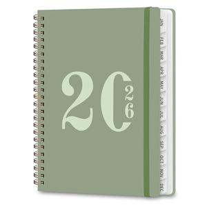2026 Planner, Weekly and Monthly Calendar Agenda Book, Jan 2026 - Dec 2026, Hardcover Planning Academic Planner for Office School Supplies and Desk Accessories - A5 (6.3'' x 8.5'')