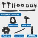 MITZONE Universal Windshield Washer Nozzle Kit Replace 47137, The screw-on style nozzles (Universal Windshield Washer Nozzle)