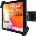 Tablet Wall Mount Holder with Lock and Key, Rotate Design Arbitrary Adjustment,Multi Angle,Bracket for Most 8 to 10.4 Inch,and for iPad Air &10.2,10.9,Pro 11 Galaxy tab,and More (Black)