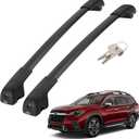 JOYTUTUS Lockable Car Roof Rack Cross Bars Compatible with Subaru Ascent 2019-2025, 300LB Aluminum Crossbars for Roof Racks Suitcases Kayaks Canoes Bikes Skis Snowboard