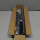 Tension Curtain Rod, 42 to 60 inch Adjustable Heavy Duty black shower curtain rod for bathroom Closet Windows