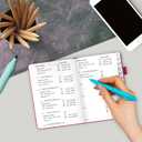 Legend Planner Address Book with Alphabetical Tabs  Mini Telephone Contacts Book for Phone Numbers, Addresses, Passwords, Small (Hot Pink) (Pocket (4.3x5.7))