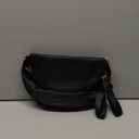 Spacious Nylon Crossbody Bag Bum Bag Handbags Wallets Purses Trendy Shoulder Bag for Women (black)