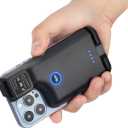 Tera Wireless 1D 2D QR Barcode Scanner Portable Back Clip 3 in 1 2.4GHz Wireless & USB Wired & Compatible with Bluetooth Mini Pocket Bar Code Reader for Smartphones Android Mac OS Windows 0013 (Black)