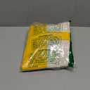 TOPDesign 1-Pack Canvas Tote Bag with an External Pocket, Reusable Grocery Shopping Bag, Top Zipper Closure, Daily Essentials (Yellow/Natural)